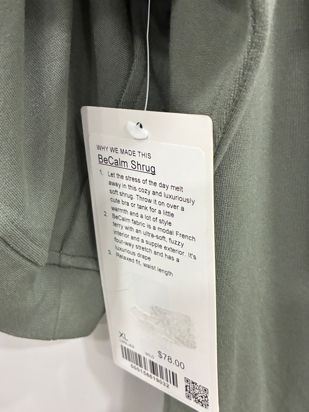 Lululemon 3-Piece Willow Green Align Set + BeCalm Shrug NWT - Picture 3 of 8